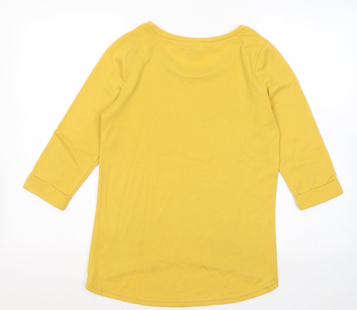 Womens UK Size 8 New Look Yellow Pullover Jumper
