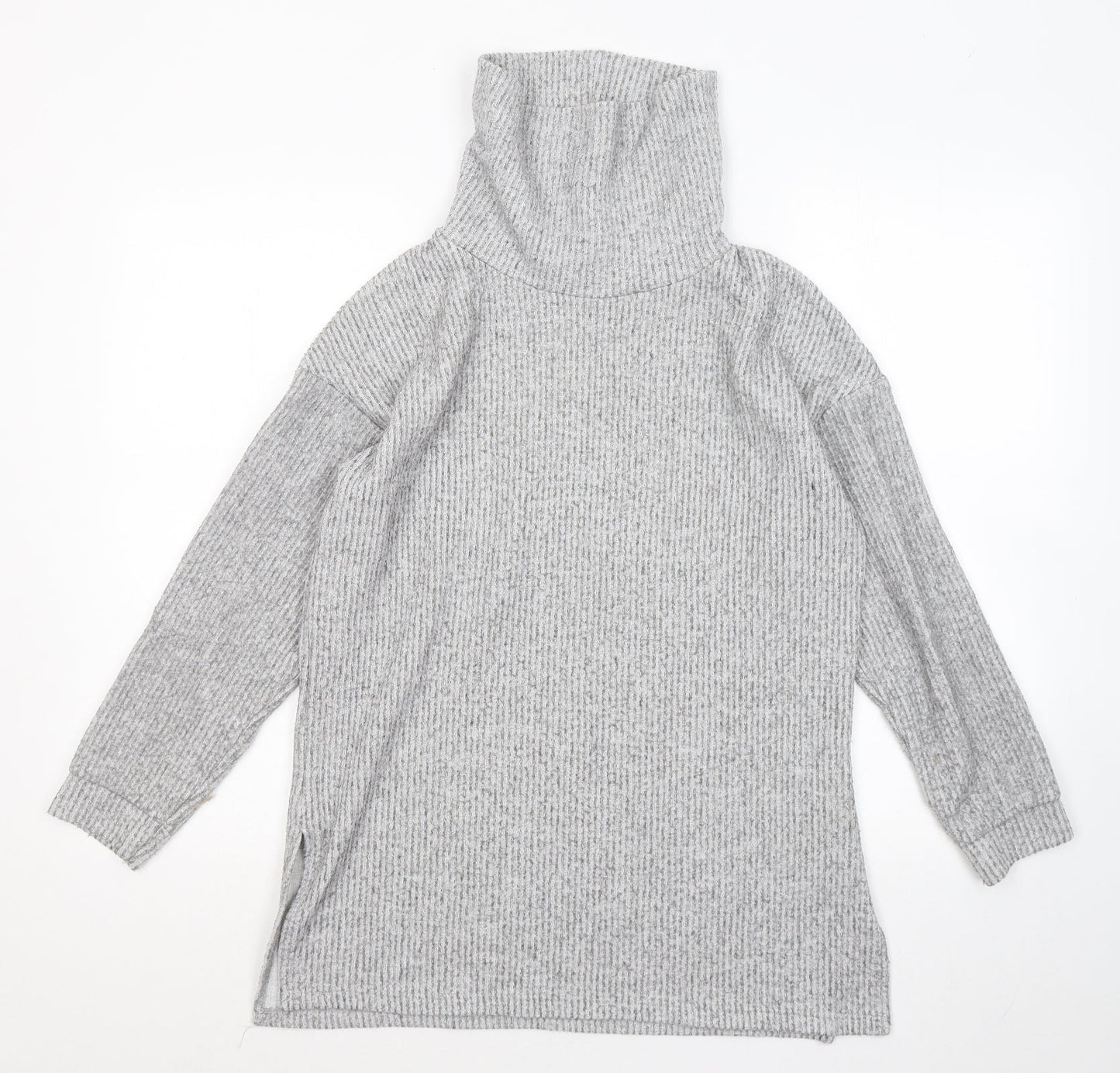 Womens UK Size S New Look Grey Pullover Jumper