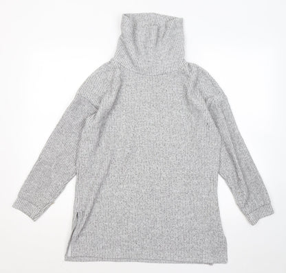 Womens UK Size S New Look Grey Pullover Jumper