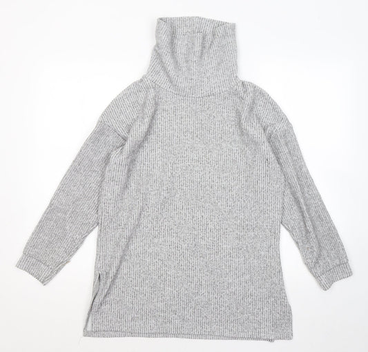 Womens UK Size S New Look Grey Pullover Jumper