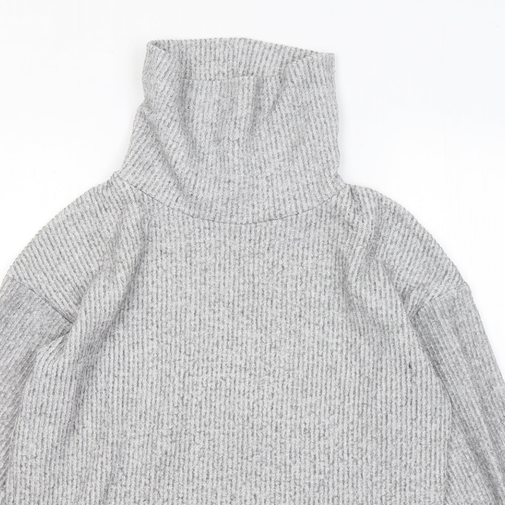Womens UK Size S New Look Grey Pullover Jumper