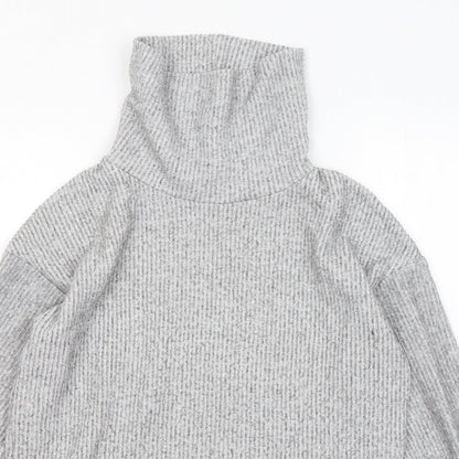 Womens UK Size S New Look Grey Pullover Jumper