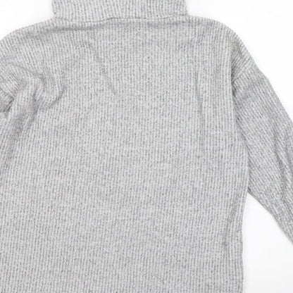 Womens UK Size S New Look Grey Pullover Jumper