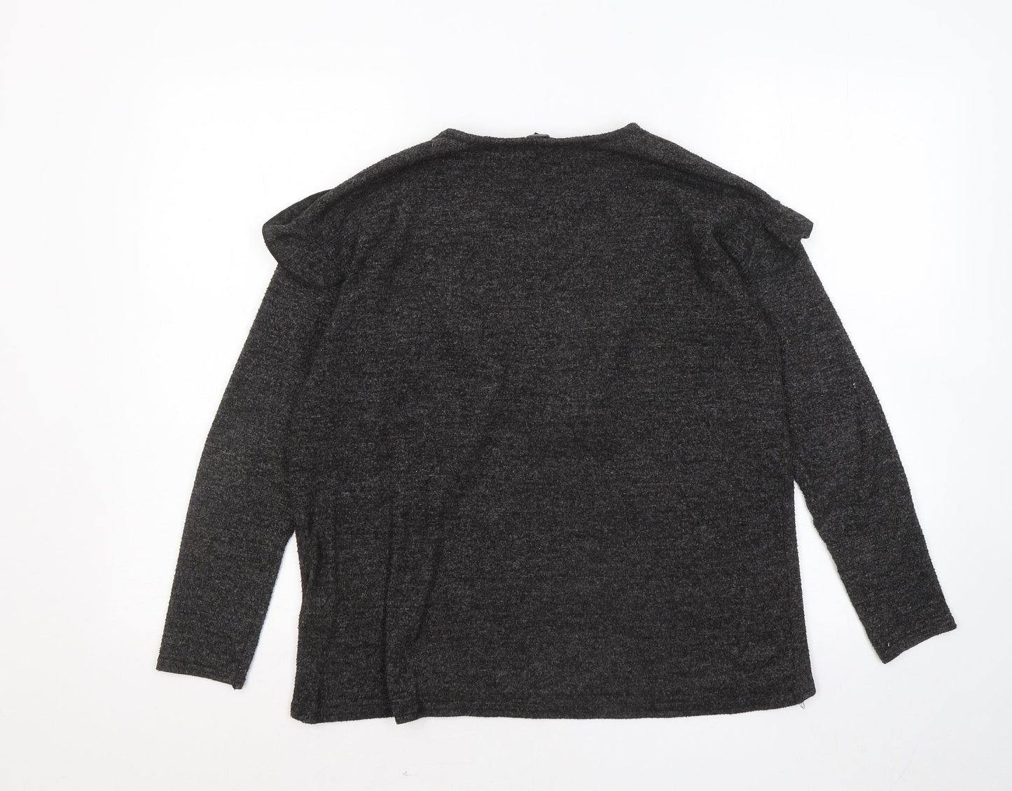 Womens UK Size S New Look Grey Pullover Jumper