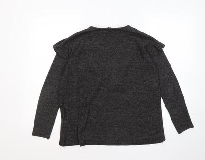 Womens UK Size S New Look Grey Pullover Jumper