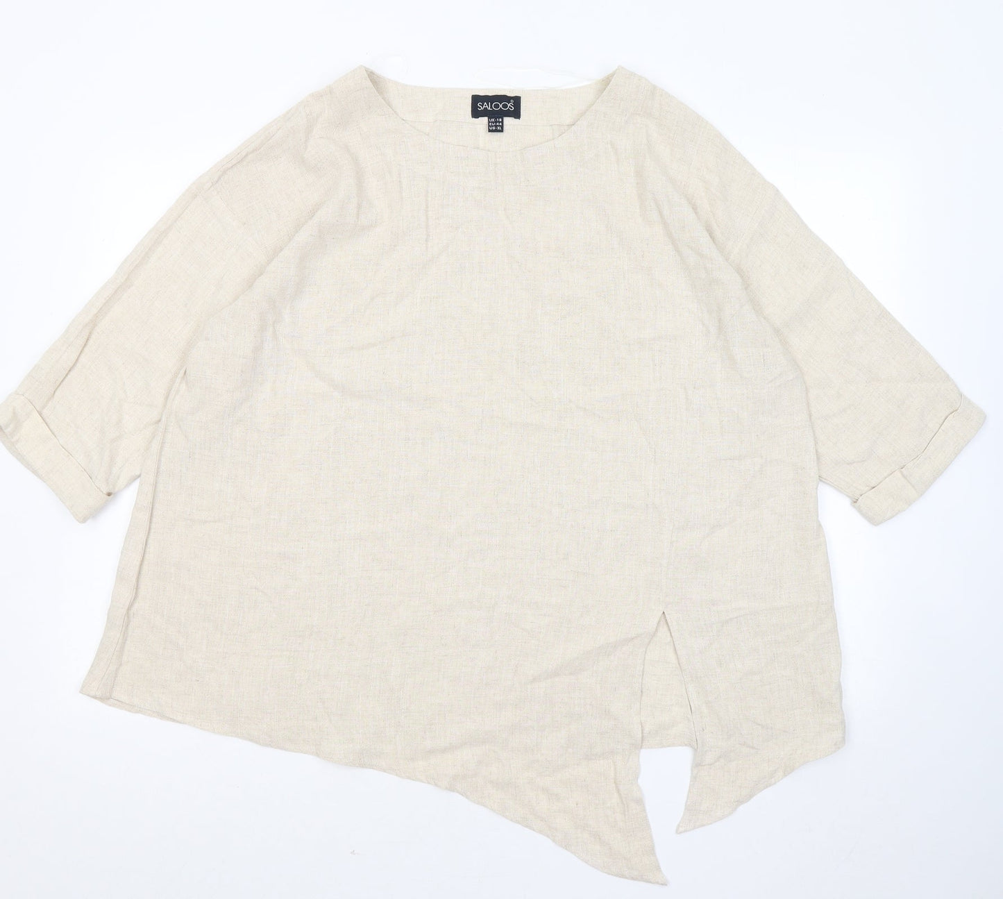 Womens UK Size 16 Saloos Beige Pullover Jumper