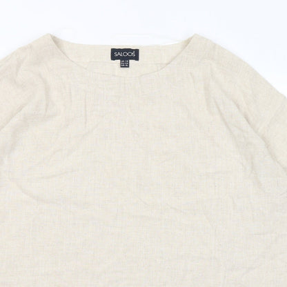 Womens UK Size 16 Saloos Beige Pullover Jumper