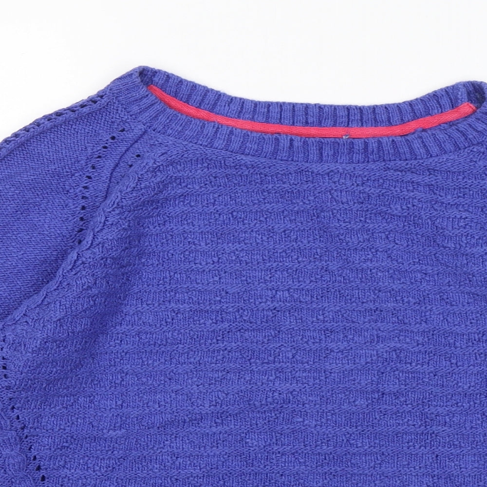 Womens UK Size 16 Marks and Spencer Blue Pullover Jumper