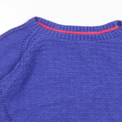 Womens UK Size 16 Marks and Spencer Blue Pullover Jumper