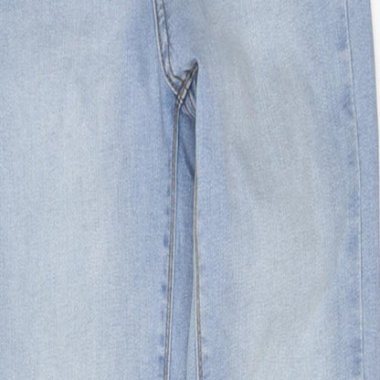 Denim & Co. Womens Blue Cotton Skinny Jeans Size 8 L27 in Regular