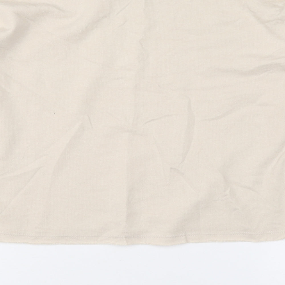 George Girls Beige Cotton Pullover Sweatshirt Size 11-12 Years