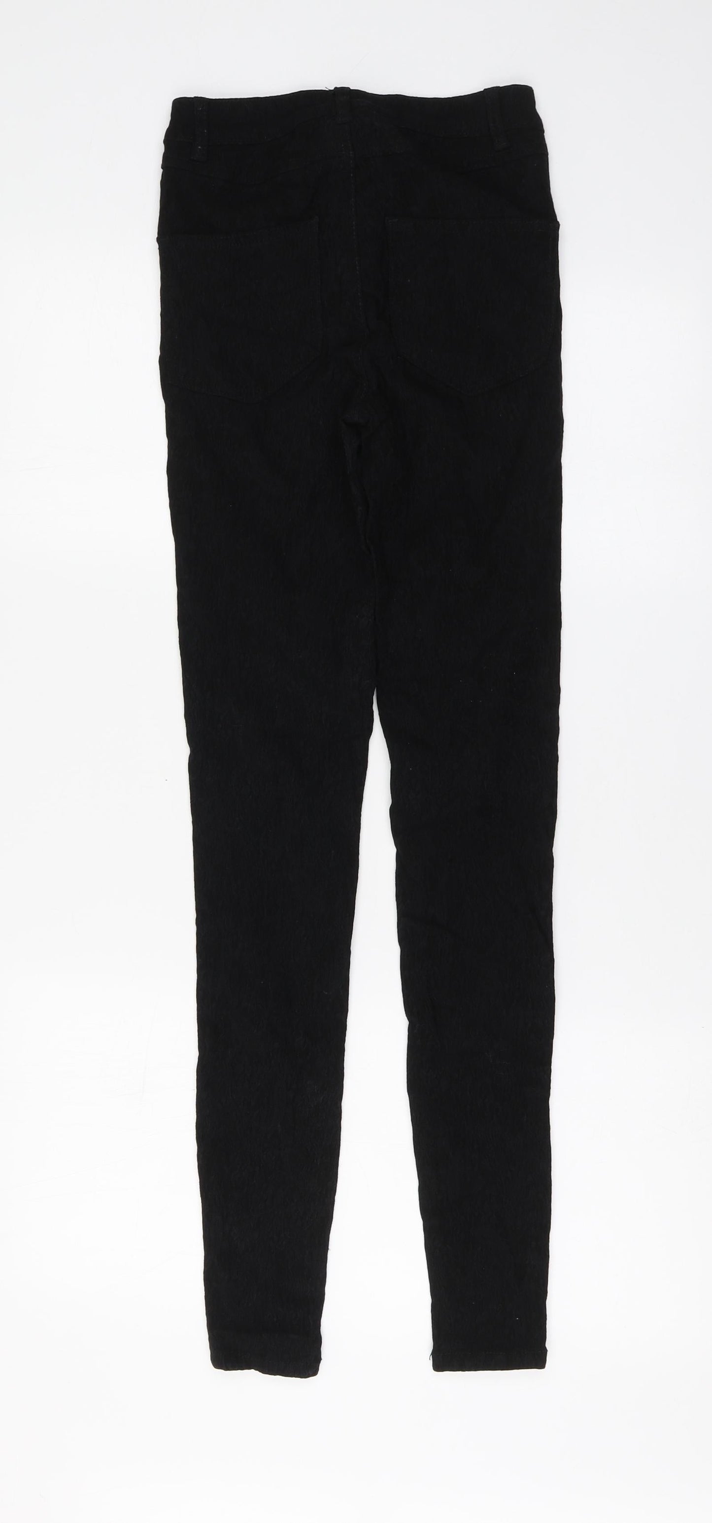 Villa Womens Black Viscose Jegging Leggings Size S L30 in