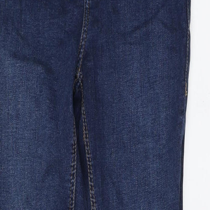 Mango Womens Blue Cotton Skinny Jeans Size 34 L29 in Regular