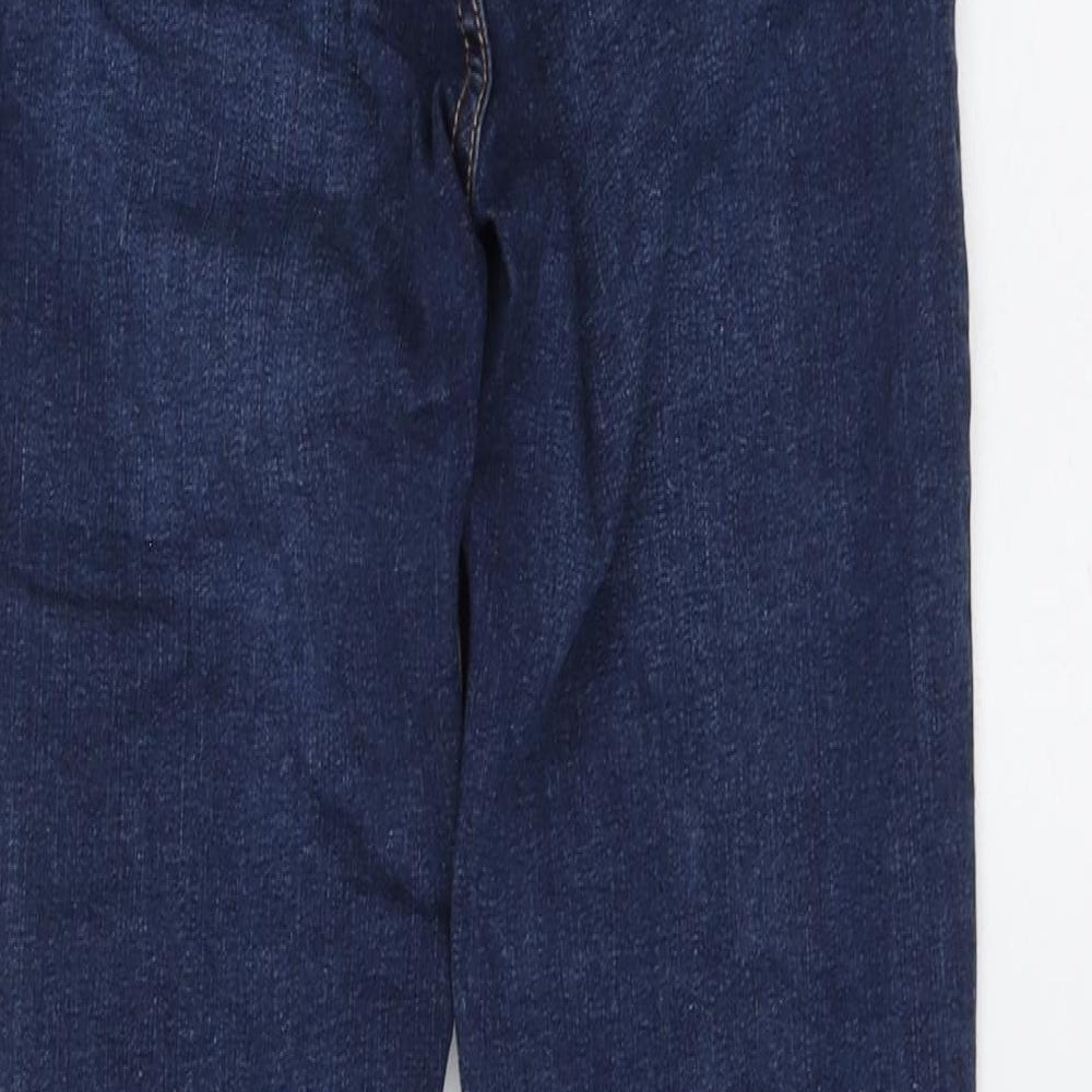 Mango Womens Blue Cotton Skinny Jeans Size 34 L29 in Regular