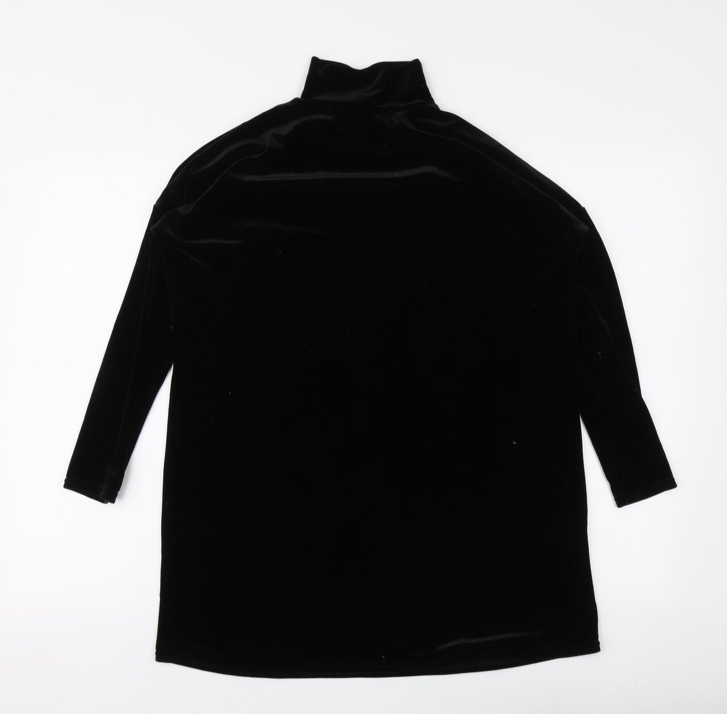 Womens UK Size 6 Missguided Black Basic Blouse