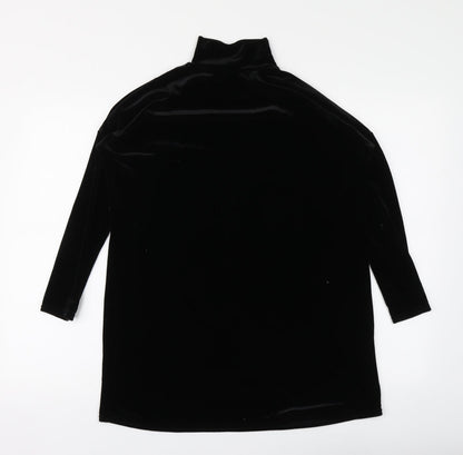 Womens UK Size 6 Missguided Black Basic Blouse