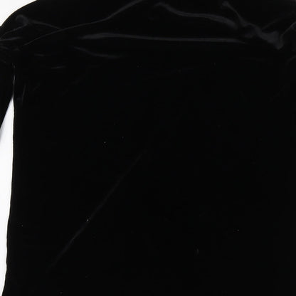 Womens UK Size 6 Missguided Black Basic Blouse