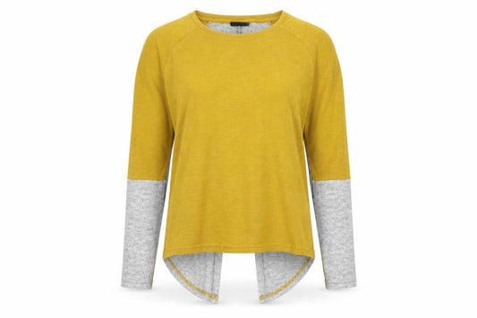 Womens UK Size M VILA Yellow Pullover Jumper