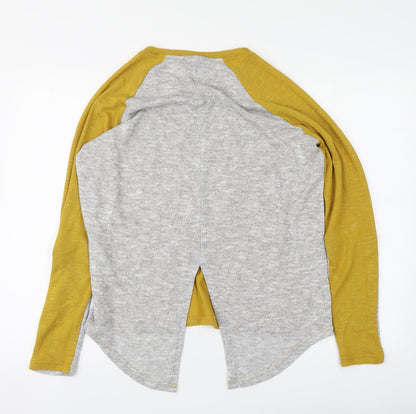 Womens UK Size M VILA Yellow Pullover Jumper