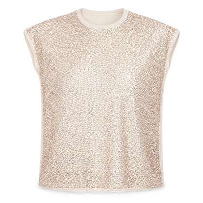 Womens UK Size 10 Warehouse Beige Basic Blouse