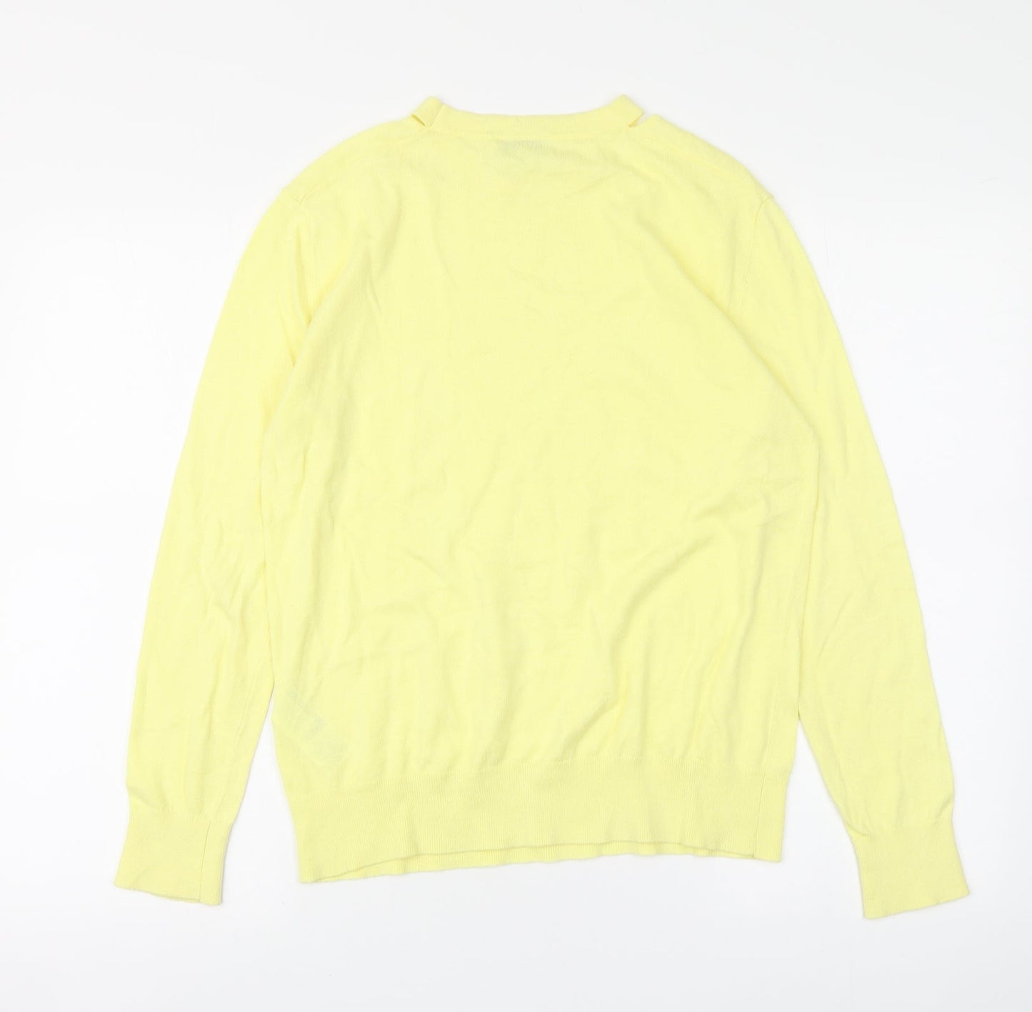 Womens UK Size 6 Warehouse Yellow Pullover Jumper