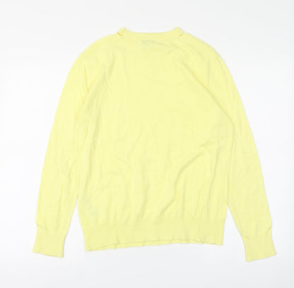 Womens UK Size 6 Warehouse Yellow Pullover Jumper