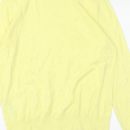Womens UK Size 6 Warehouse Yellow Pullover Jumper