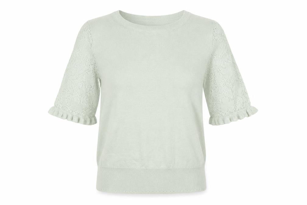 Womens UK Size XS Oasis Green Pullover Jumper