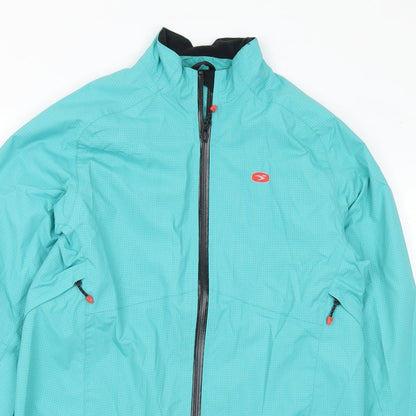 SUGOI Womens Green Anorak Coat Size XS Zip