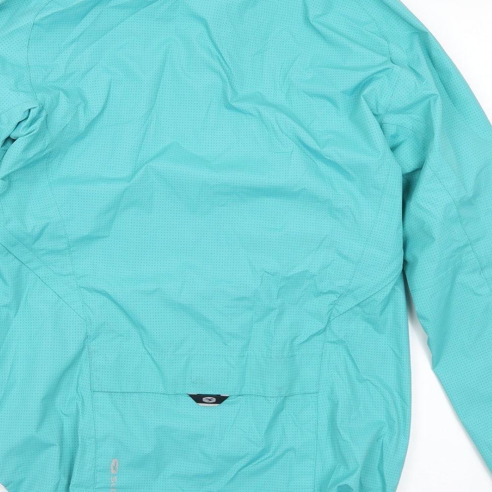 SUGOI Womens Green Anorak Coat Size XS Zip