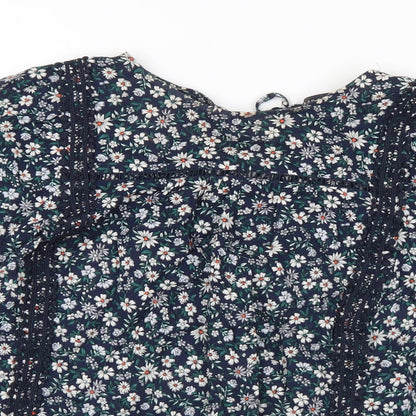 Womens UK Size 10 Marks and Spencer Multicoloured Basic Blouse