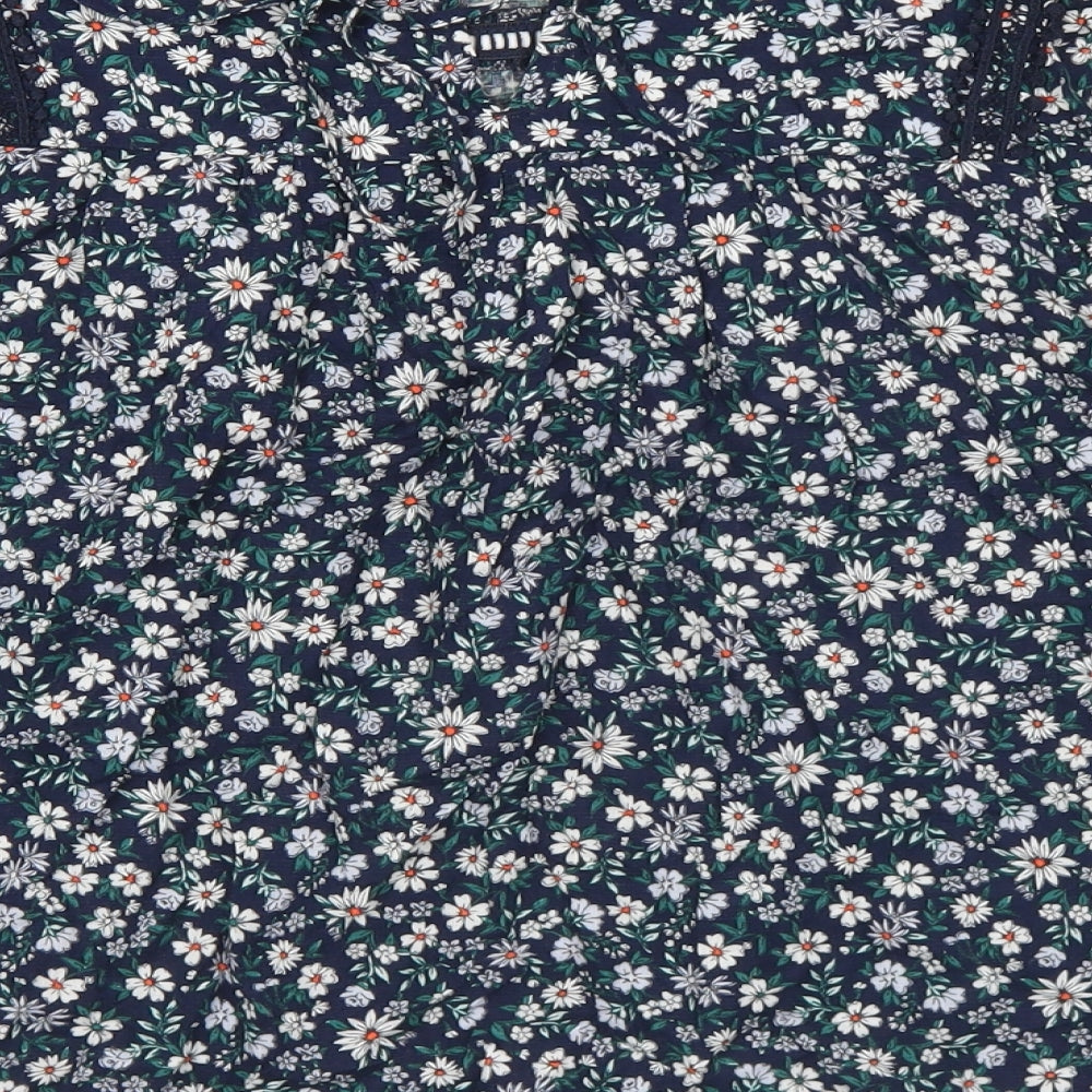 Womens UK Size 10 Marks and Spencer Multicoloured Basic Blouse