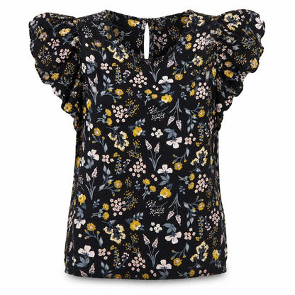 Womens UK Size 12 New Look Multicoloured Basic Blouse