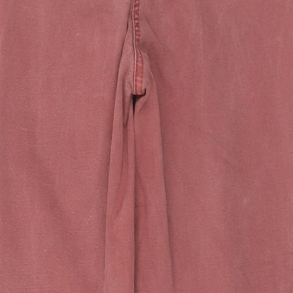 Womens UK Size 10 Denim Regular Fit Skinny Red Jeans