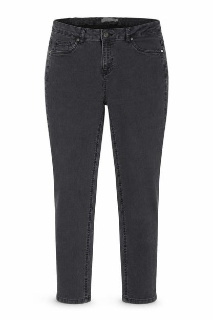 Womens UK Size 12 Fransa Regular Fit Straight Black Jeans