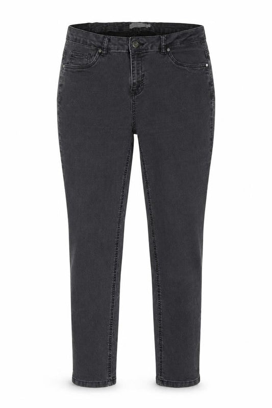 Womens UK Size 12 Fransa Regular Fit Straight Black Jeans