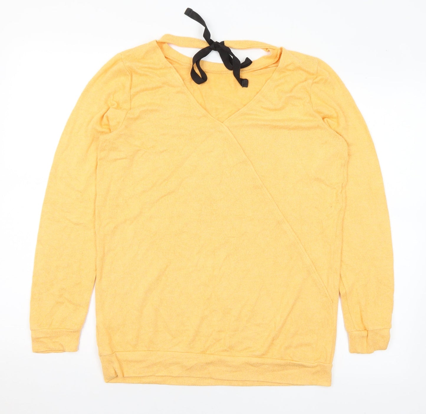 Womens UK Size 10 River Island Orange Pullover Jumper