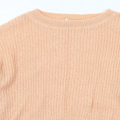 Womens UK Size S H&M Orange Pullover Jumper