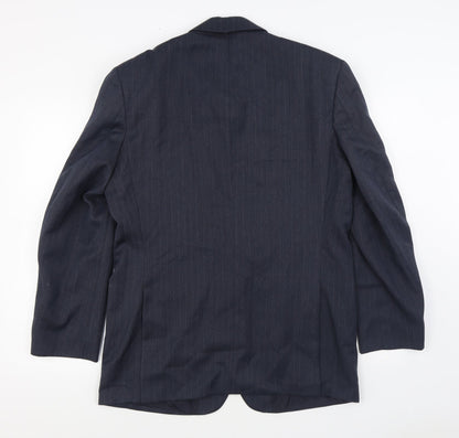 Mens UK Size 40 Marks and Spencer Regular Blue Suit Jacket