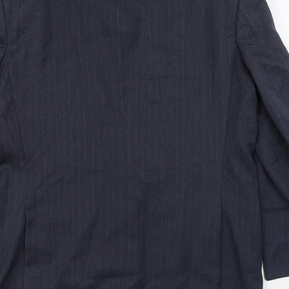 Mens UK Size 40 Marks and Spencer Regular Blue Suit Jacket