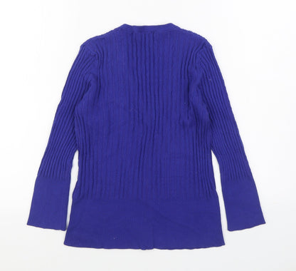Womens UK Size S CC Blue Cardigan Jumper