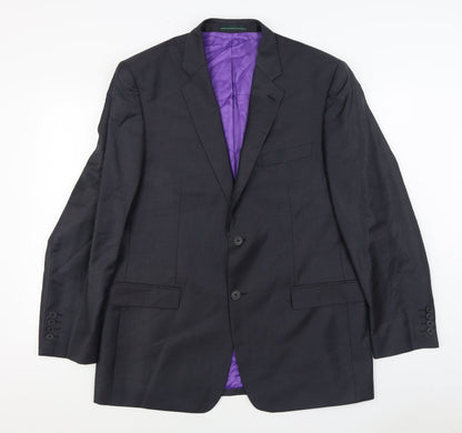 Mens UK Size 44 Greenwoods Regular Grey Suit Jacket