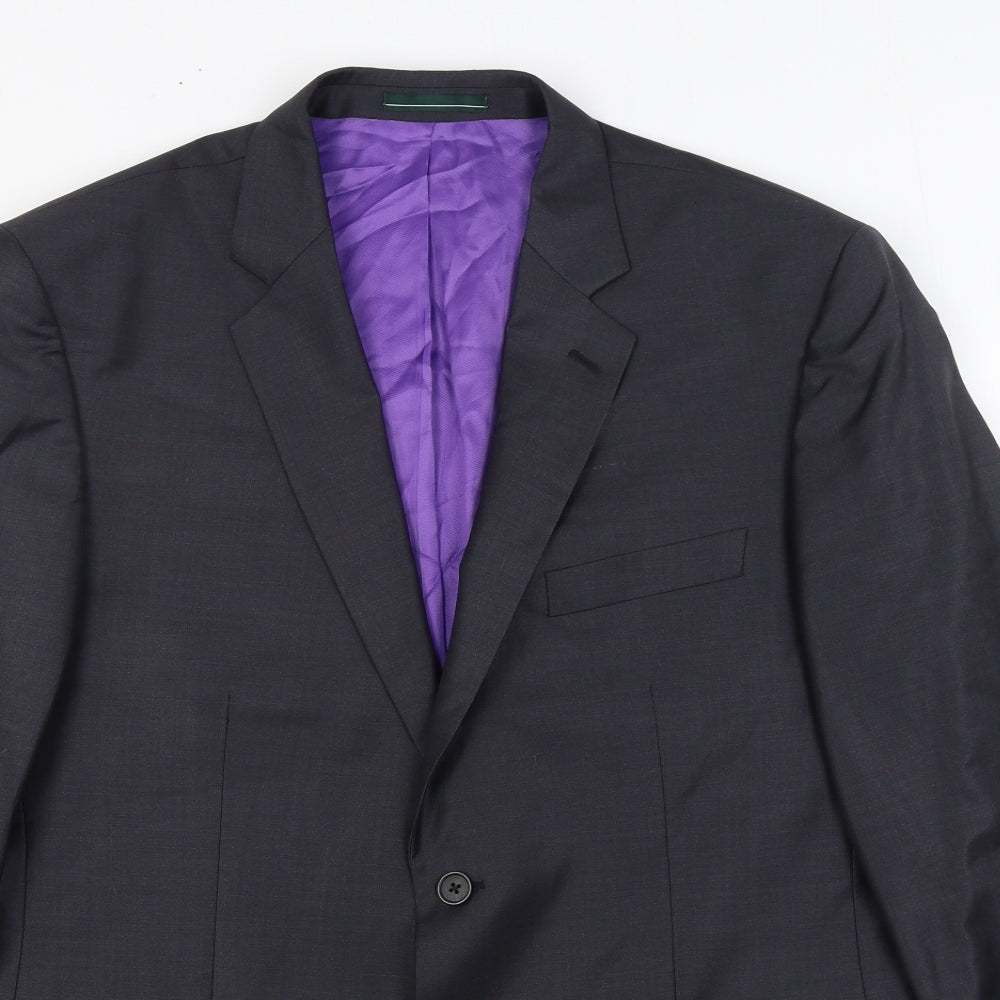 Mens UK Size 44 Greenwoods Regular Grey Suit Jacket