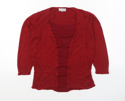 Womens UK Size 8 Per Una Red Pullover Jumper