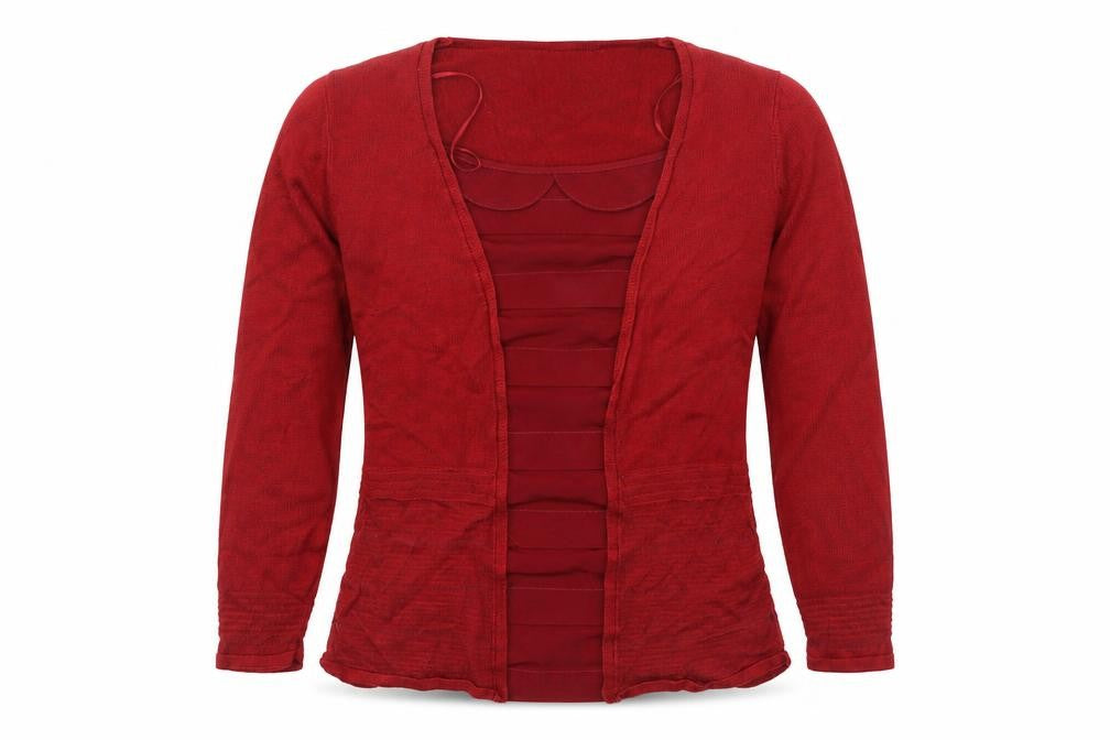 Womens UK Size 8 Per Una Red Pullover Jumper