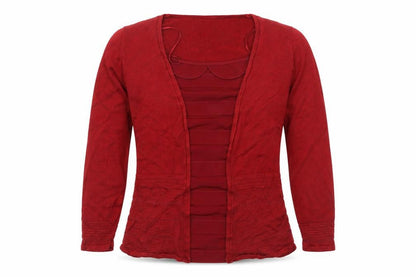Womens UK Size 8 Per Una Red Pullover Jumper