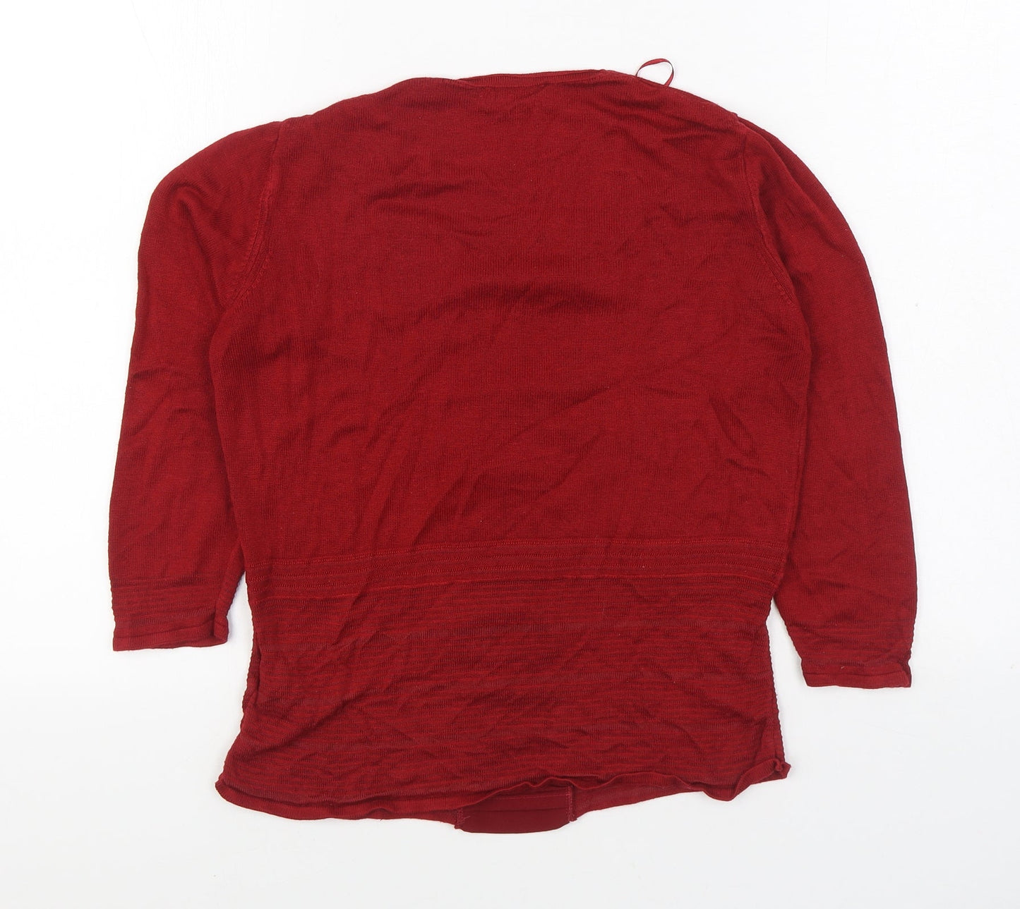 Womens UK Size 8 Per Una Red Pullover Jumper