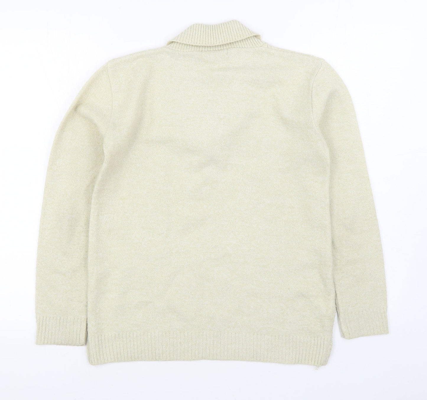 Womens UK Size S Pure & Natural Beige Pullover Jumper