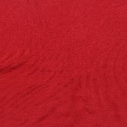 Changes By Together Womens Red V-Neck Acrylic Cardigan Jumper Size 12