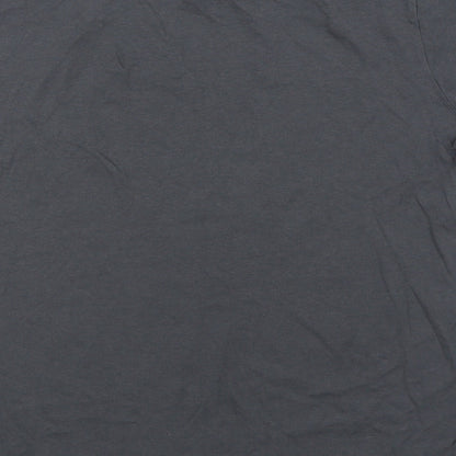 Womens UK Size S Dunnes Stores Grey Basic T-Shirt